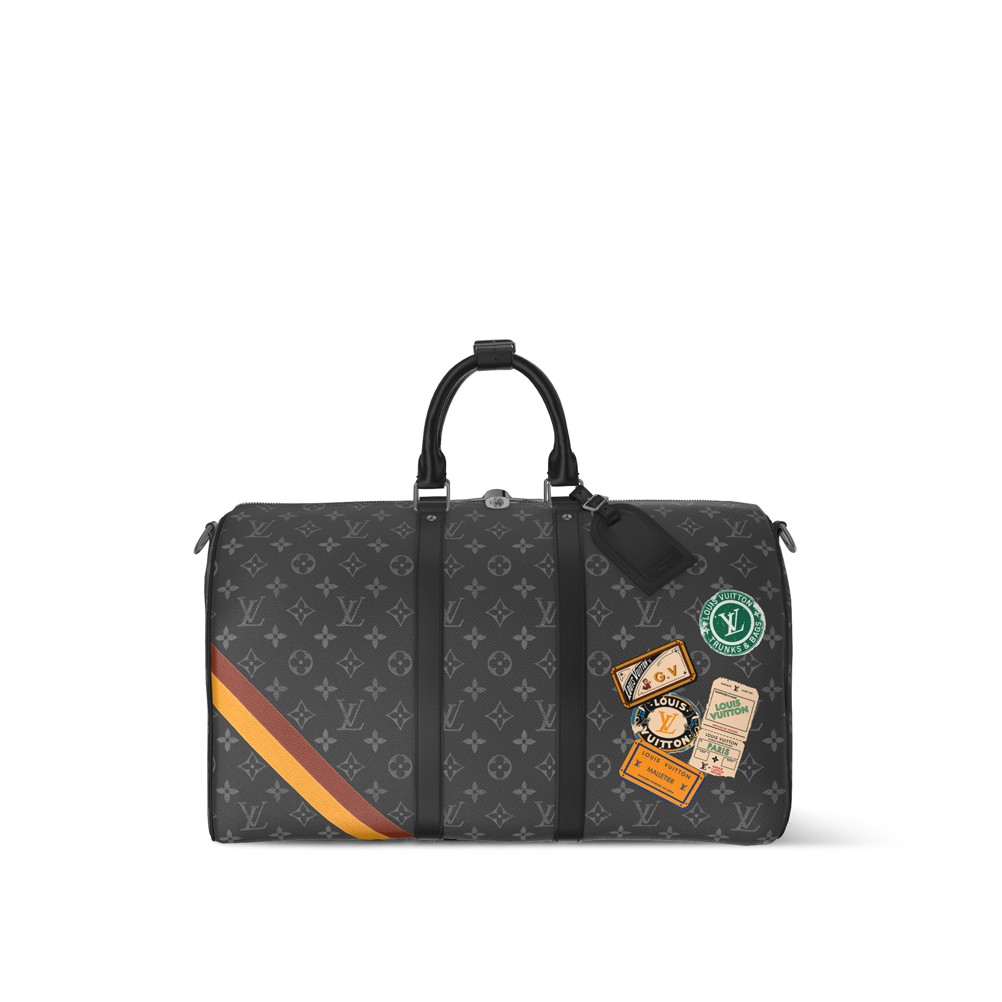 バッグ Louis vuitton keepal 45 LV x TM Keepall Bandoulière 45 Monogram Empreinte Leather